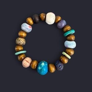 Chunky Boho Bead Bracelet